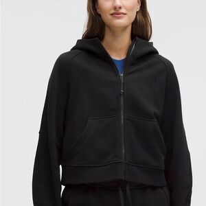 lululemon athletica Black full zip scuba L/XL